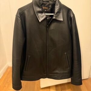Quince Harrington style lambskin leather jacket